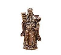 Statue du Dieu Chinois de la Richesse en cuivre Pur, Sculpture décorative, Porte-Bonheur, Nafuwang, carrière, Maison, Voiture