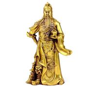 Statue du Dieu de la Richesse Guan Gong, Sculpture décorative pour la Maison