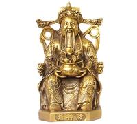 Statue du Dieu de la Richesse, Sculpture Feng Shui, décoration d'ouverture, Cadeau de félicitations, Laiton