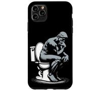Statue du Penseur sur Toilettes Auguste Rodin Drôle Coque pour iPhone 11 Pro Max