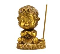 Statue du Roi Singe Chinois en Laiton, Décoration d'Intérieur Feng Shui, Figurine Wukong, Statue du Voyage vers l'Ouest, Laiton, 4,7 x 3,5 x 7,1 Pouce