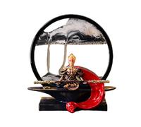 Statue du roi singe - Décoration de sable mobile Sun Wukong, peinture de sable mouvant, cadeau artistique Qitian Da Sheng, mythologie chinoise, décoration de maison et de bureau, collection unique