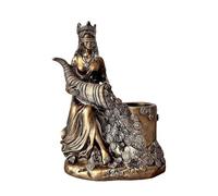 Statue E,Porte-Stylo Décoratif en Forme De Statue - Figure Décorative De La Prospérité | pour La Maison Bureau Étude Bureau Entrée Cadeau Bienvenue