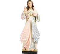 Statue en bois sculpté par la Miséricorde divine de Jésus-Christ