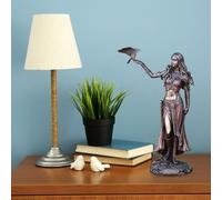 Statue En Résine Créative, Décoration De Maison Pour Déesse Grecque, Gothique, Homme Dans La Chambre Noire, Petits Ornements Noir