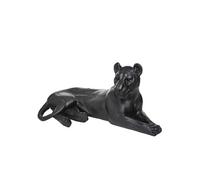 Atmosphera Statuette Léopard Aylan H. 38 cm Résine Extérieur Noir