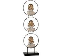 Statue en Résine Moines et Cercles 63 cm G