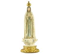 Statue en résine Notre-Dame de Fatima - Statue de la Bienheureuse Vierge Marie, cadeaux de figurines religieuses | Figurine de collection catholique pour la maison ou la chapelle 3 x 3 x 7,9 pouces