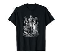 Statue épique de l'empereur Romain Constantin Guerrier T-Shirt
