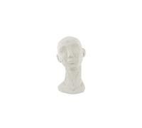 Statue visage en polyrésine - H.28,4 cm - Ivoire