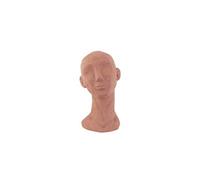 Present Time - Statue Face Art en polyrésine - Terracotta Orange