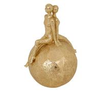 Statue famille Hapi H.22,5cm résine doré - Atmosphera createur d'interieur