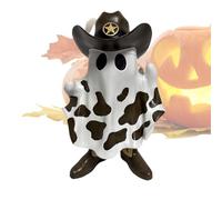 Statue fantôme - de Cowboy avec Bottes et Silhouette décorative du Chapeau, Statue fantôme avec Bottes et Chapeau | Décoration d'art en résine pour Le Design d'intérieur d'halloween à l'extéri