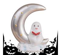 Statue Fantôme Déco Halloween Sculptures Décoratives De Lune En Résine Pour
