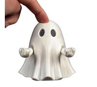 Statue Fantôme Halloween Centres de Table à Bras Flexibles Décoratifs | Petite Statue De Fantôme Halloween Pour Bureau Et Bureaux Plateaux Superposés Fête Vacances Chambre Salon Et UN