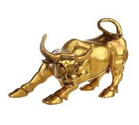 Statue Feng Shui en laiton pour réussir sa carrière - Figurine en cuivre doré pour la prospérité et la bonne fortune