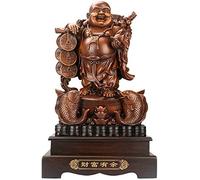 Statue Feng Shui, Figurines de Bouddha Rieur, décoration pour la Maison Le Bureau, bénédiction de la prospérité de la Richesse, en Cadeau