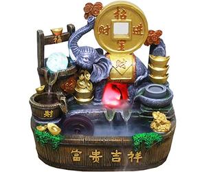 Statue Feng Shui, fontaines de Table, Cascade intérieure, Figurines d'éléphant, Statues de décoration d'intérieur, Feng Shui, Bonne Chance, Richesse, Ornements Porte-Bonheur, décoration,