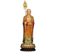 Statue Feng Shui Home Buddhist Hall Feng Shui Pure Copper Buddha Statue Ornament Standing Statue Living Room Offering Tai Gu CAI Déco Zen(Grand)