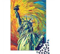 Statue Flambeau Tourbillon Puzzle, 1000 Pcs Jeu D'intérieur Adulte | 70x50cm Carton, Exercice Mental, Assemblage Précis, Amateurs D'art, Réduction Du Stress