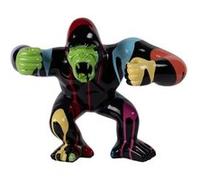 Statue : Gorille Trash noir 43 cm - Amadeus - Noir - Résine Noir G