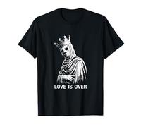 Statue Gothique Couronne Love is Over Dark Art esthétique T-Shirt