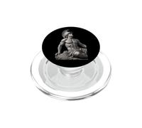 Statue Grecque Classique d'Achille Sculpture Art Graphique PopSockets PopGrip pour MagSafe