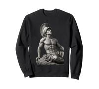 Statue Grecque Classique d'Achille Sculpture Art Graphique Sweatshirt