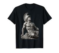 Statue Grecque Classique d'Achille Sculpture Art Graphique T-Shirt