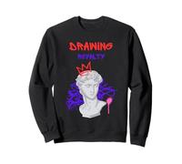 Statue grecque de dessin royale Sweatshirt
