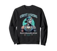 Statue grecque streetwear - Esthétique urbaine audacieuse Sweatshirt