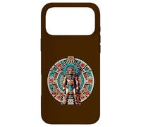 Statue guerrière aztèque Histoire et Calendrier Mexicain Maya Coque pour iPhone 17 Pro Max
