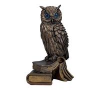 Statue hibou de la déesse Athéna Symbole de la sagesse éducation Bronze