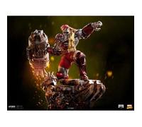Statue - IRON STUDIOS - Colossus - Age of Apocalypse - Résine - 1/10 - Métallique Rouge