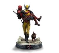 Statue - IRON STUDIOS - Deadpool et Wolverine - 21.5cm - Polystone - Peinte à la main - Multicolore