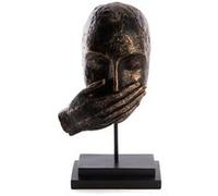 Statue Je ne dis rien - Amadeus - Noir - Résine Noir G