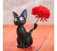 Statue Kiki la petite sorcière Ghibli Soliflore Jiji