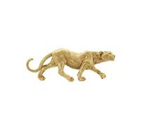 Statuette Mauro Ferretti Leopardo Shant Doré 89x21x33 cm