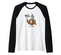 Statue Liberty Turquie Costume Patriotique Garçons et Filles Manche Raglan