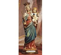 Statue Madonna Marie Auxiliatrice en résine 14,5 cm par Paben