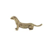 Statue Miniature de Petite Loutre en Laiton, Sculpture en métal, Ornement de Bureau, décoration de Maison, bonsaï, Micro Paysage