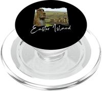 Statue Moai Île de Pâques Rapa NUI PopSockets PopGrip pour MagSafe
