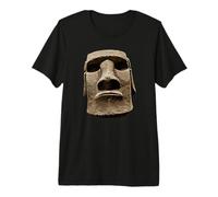 Statue Moai Île de Pâques Rapa NUI T-Shirt Haut de Gamme