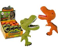 Statue mordante Tyrannosaurus Dinosaure queue mobile mâchoire 2 espèces