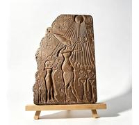 Statue murale égyptienne du dieu soleil Aten, tablette décorative en