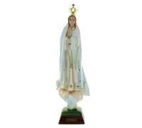 Statue - Notre Dame de Fatima - Résine - 45cm - Brillants colorés - Intérieur