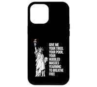Statue of Liberty Give Me Your Tired Your Poor Labor Day Coque pour iPhone 12 Pro Max