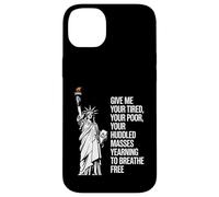 Statue of Liberty Give Me Your Tired Your Poor Labor Day Coque pour iPhone 14 Plus