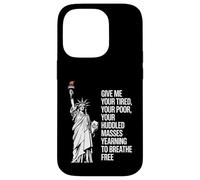 Statue of Liberty Give Me Your Tired Your Poor Labor Day Coque pour iPhone 14 Pro