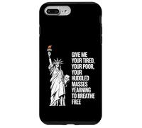 Statue of Liberty Give Me Your Tired Your Poor Labor Day Coque pour iPhone 7 Plus/8 Plus